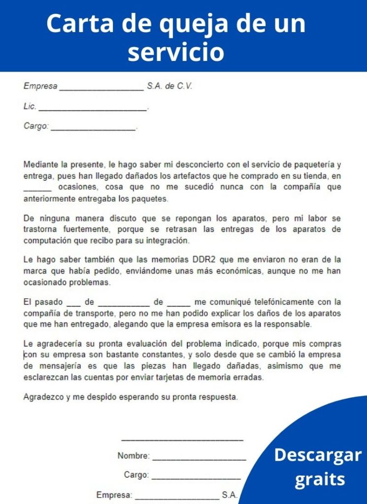 Carta De Queja: Qué Es, Cómo Hacerla, Ejemplo, Formatos