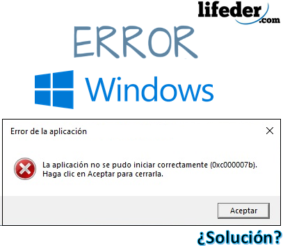 la aplicacion no se pudo iniciar correctamente 0xc00007b